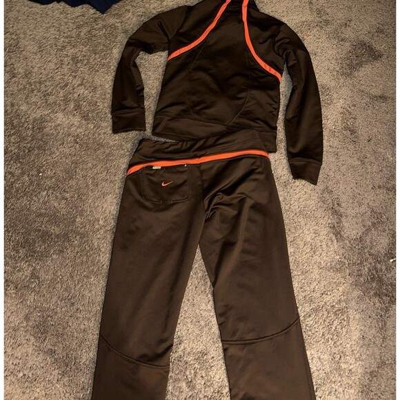Nike brown and orange zip up vintage y2k set - Picture 10 of 10